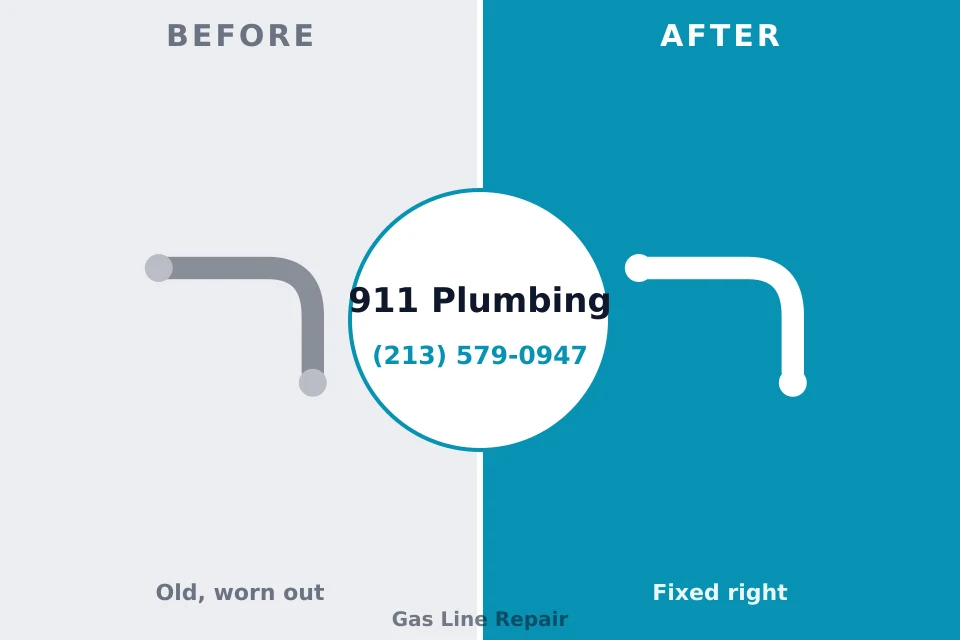 Before and after: plumbing company Waverly, NY
